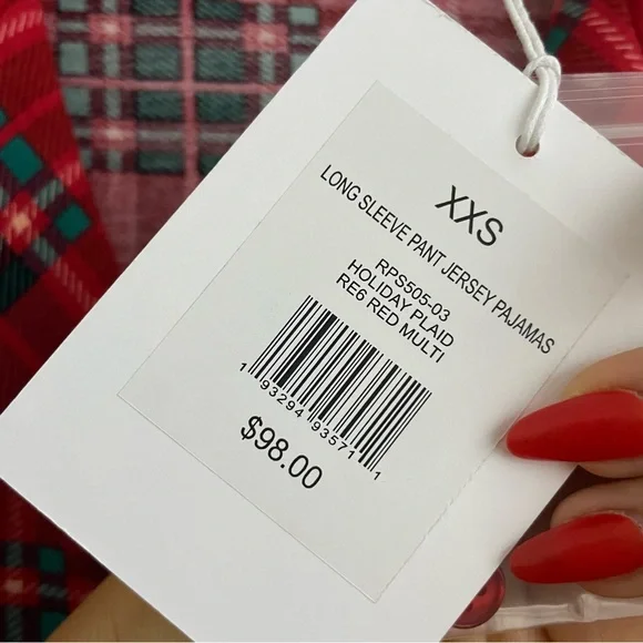 Rachel Parcell red plaid pj set - Picture 5 of 10